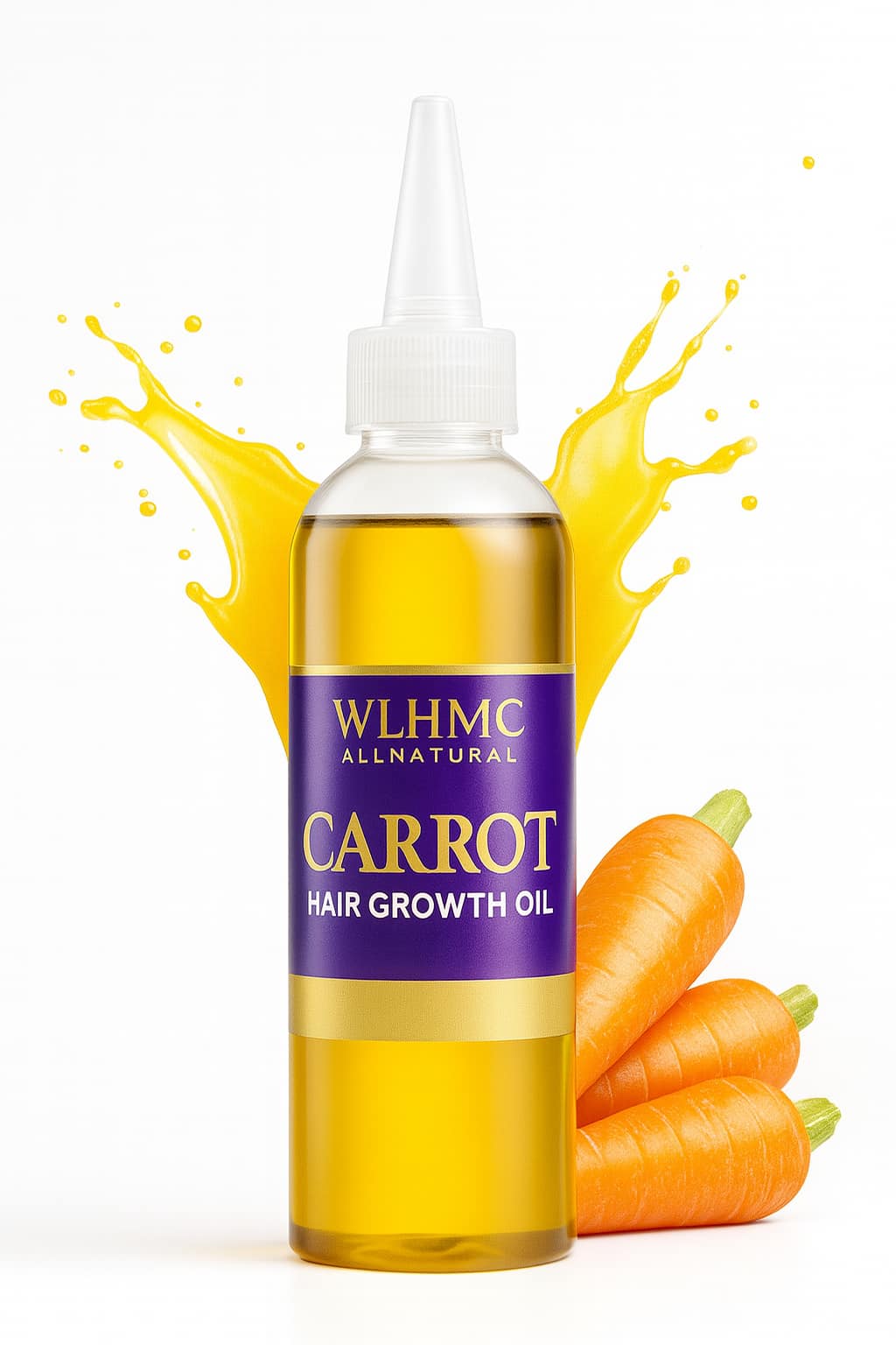Carrot hair growth oil